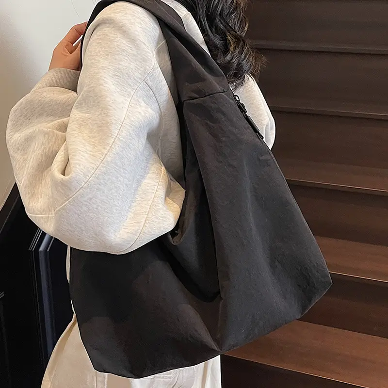Cross-Border Lazy Style Campus Shoulder Bag Large Capacity Cloth Bag - Image 4