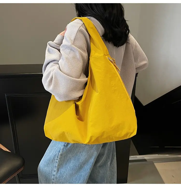 Cross-Border Lazy Style Campus Shoulder Bag Large Capacity Cloth Bag — feature 23