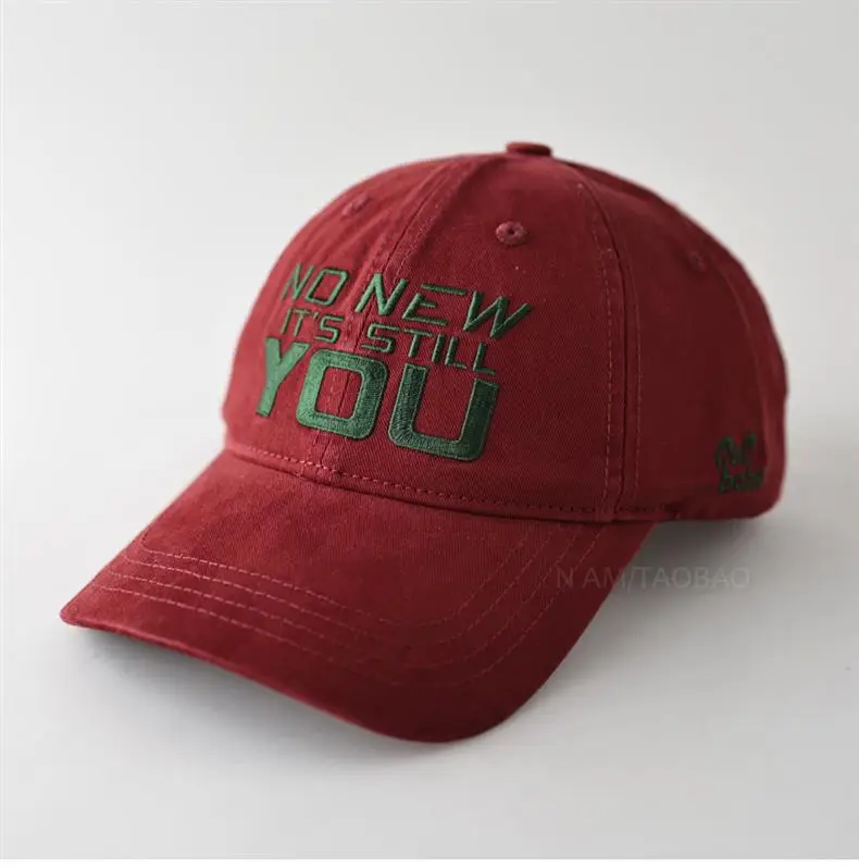 Black Letter Embroidered Baseball Cap for Men Women — feature 1