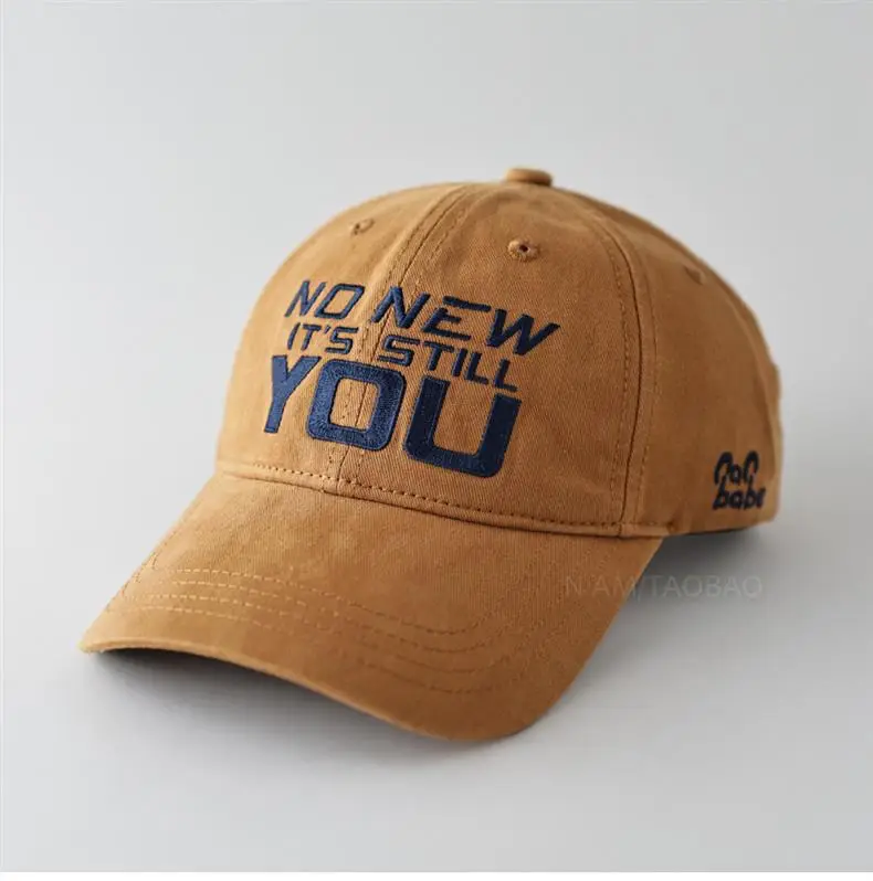 Black Letter Embroidered Baseball Cap for Men Women — feature 6