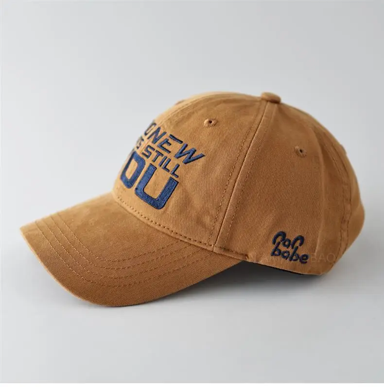 Black Letter Embroidered Baseball Cap for Men Women — feature 9