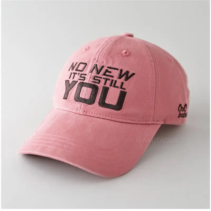 Black Letter Embroidered Baseball Cap for Men Women - Image 2