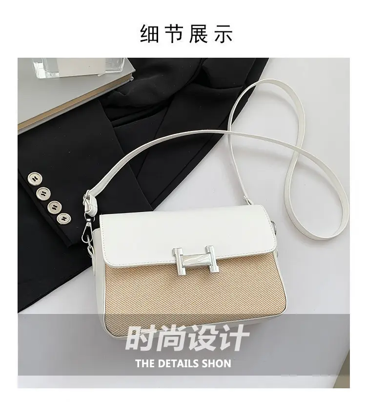 Women's Small Square H-Clasp Shoulder Bags 2025 — feature 2