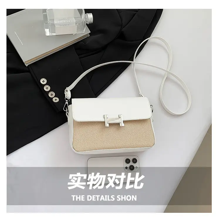 Women's Small Square H-Clasp Shoulder Bags 2025 — feature 5