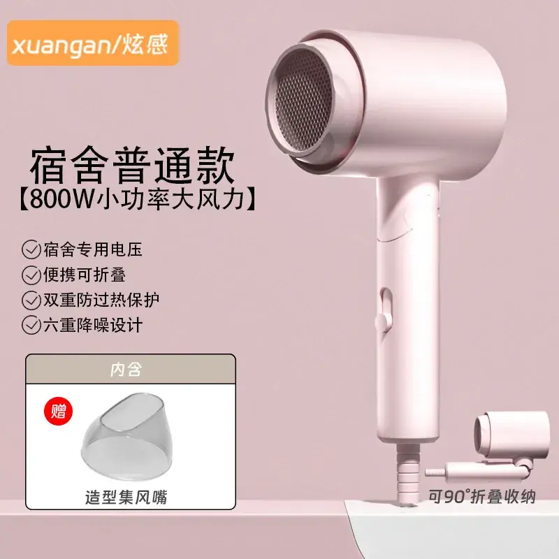 University Hair Dryer with Negative Ion & Foldable Design - Image 2