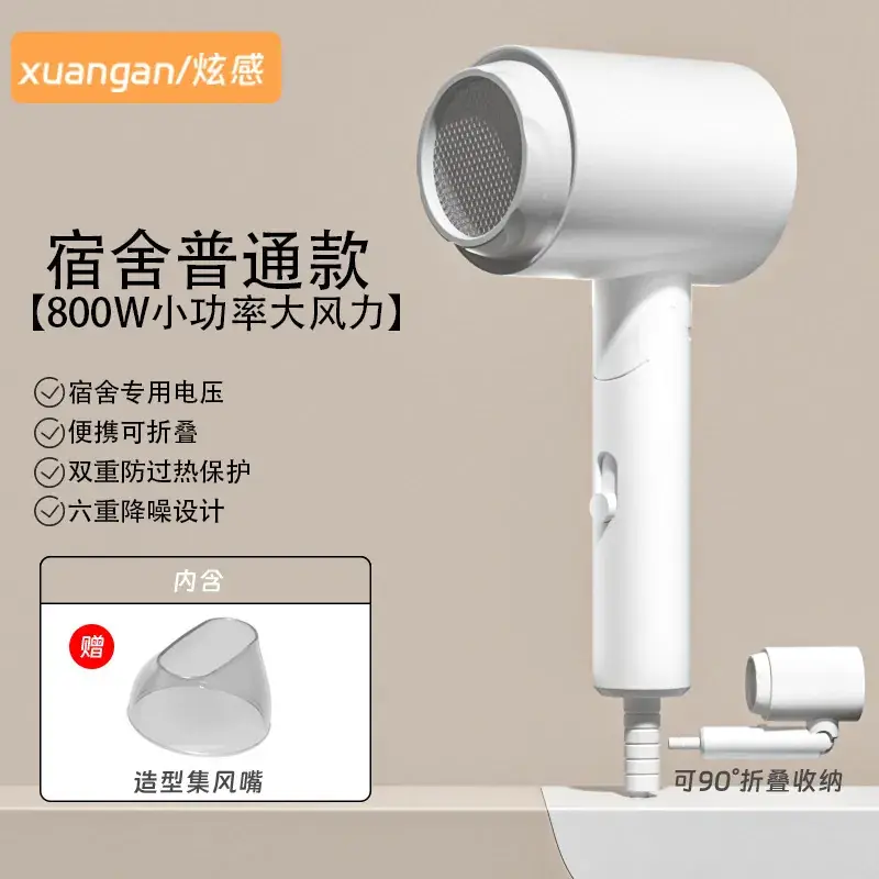 University Hair Dryer with Negative Ion & Foldable Design - Image 3