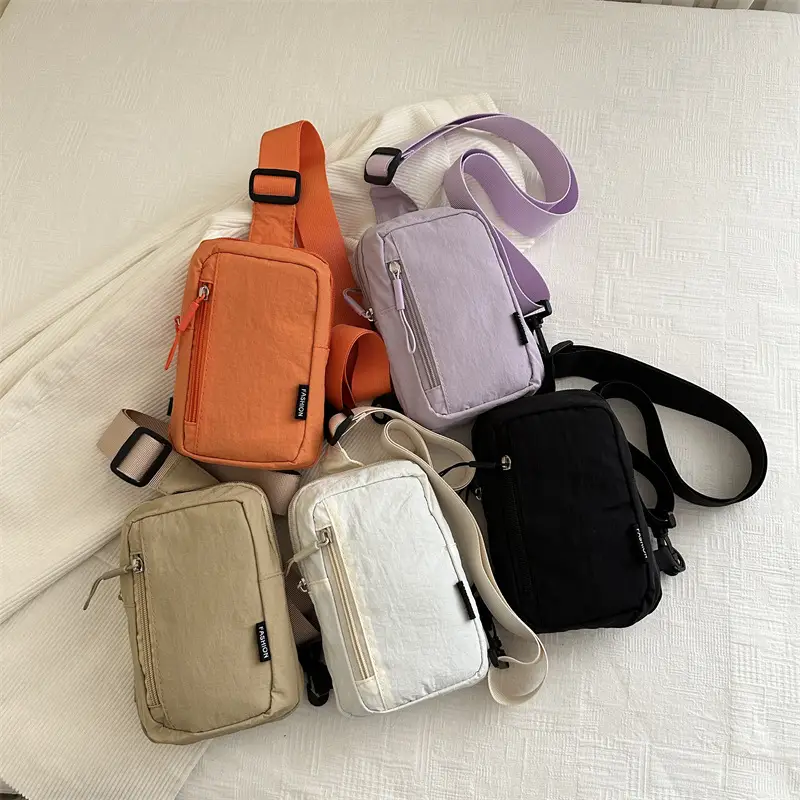 Black Mini Crossbody Shoulder Bag for Men Women - Image 6