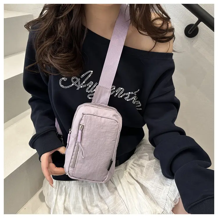 Black Mini Crossbody Shoulder Bag for Men Women — feature 17
