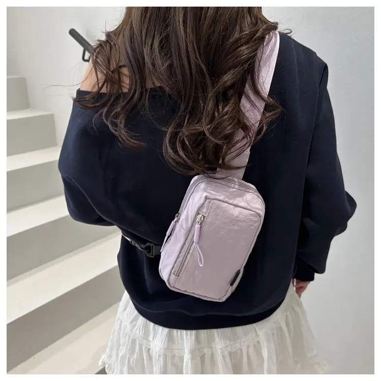 Black Mini Crossbody Shoulder Bag for Men Women — feature 18