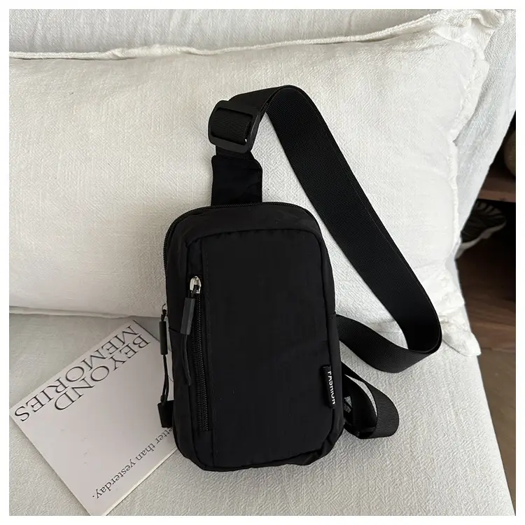 Black Mini Crossbody Shoulder Bag for Men Women — feature 26