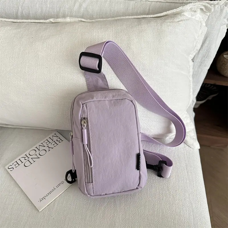 Black Mini Crossbody Shoulder Bag for Men Women - Image 3