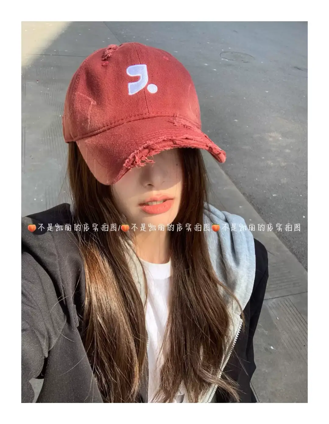 Red Retro Baseball Cap for Kids & Men Summer Wear — feature 2