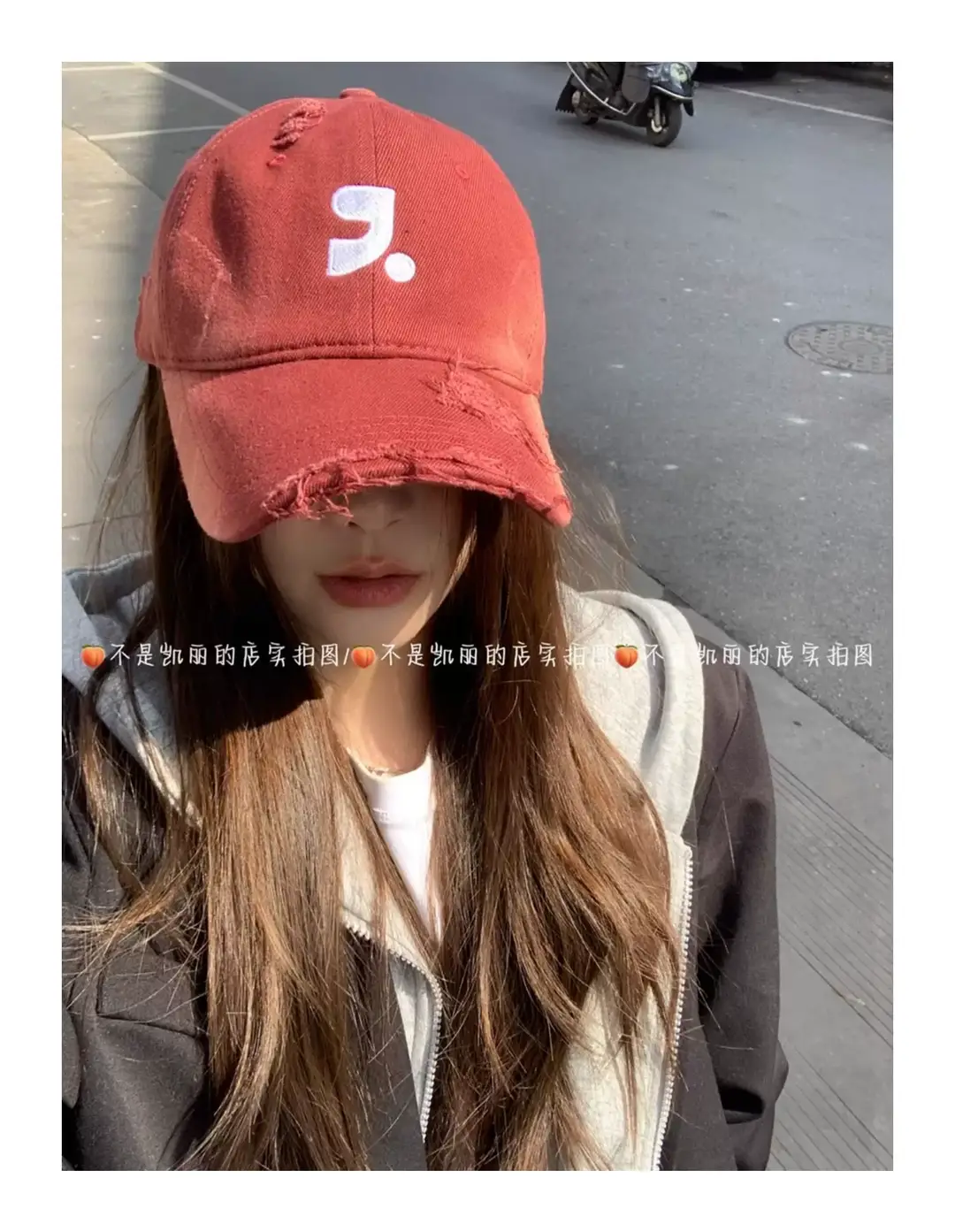 Red Retro Baseball Cap for Kids & Men Summer Wear — feature 3