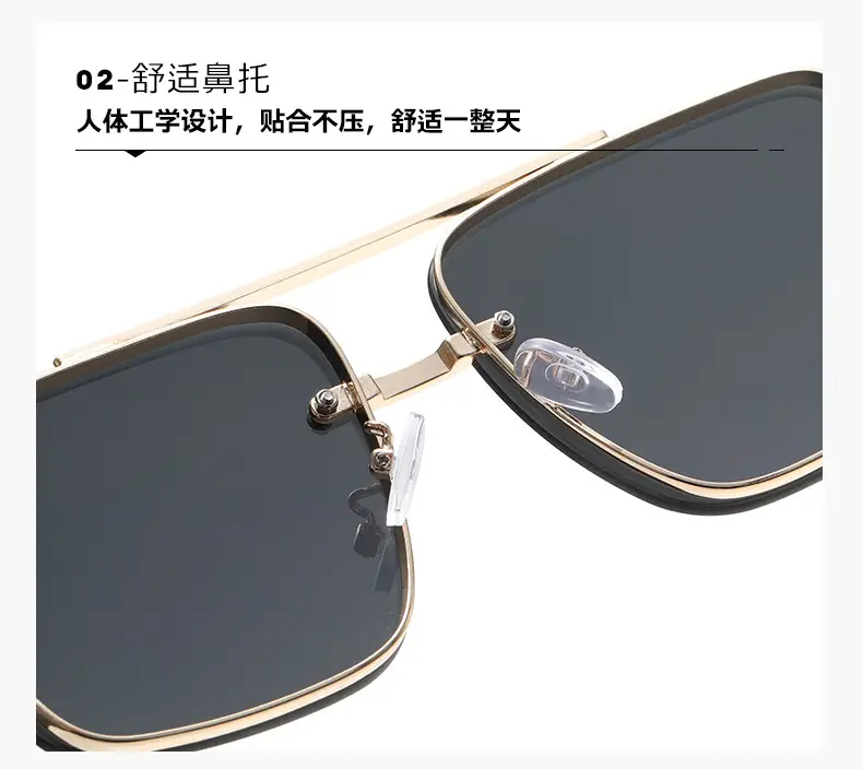 Men HD Polarized Sunglasses Aviator Driving Goggles Retro β feature 7