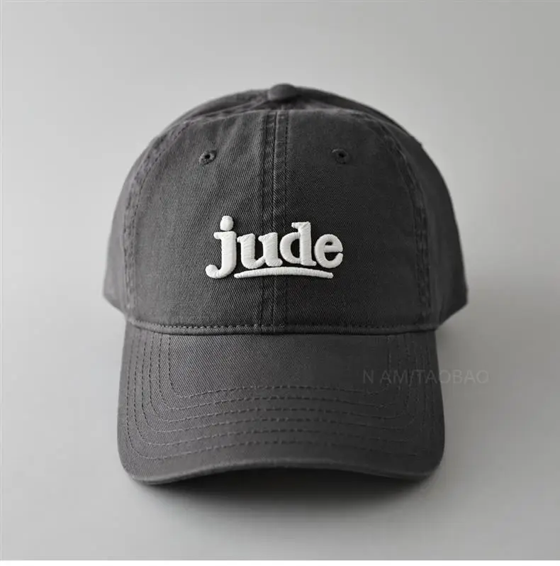 Jude 3D Embroidered Maroon Baseball Cap for Men Women — feature 10