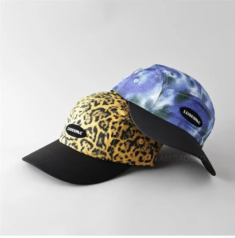 Leopard Print Baseball Cap Men Women Sunshade Duck Tongue — feature 7