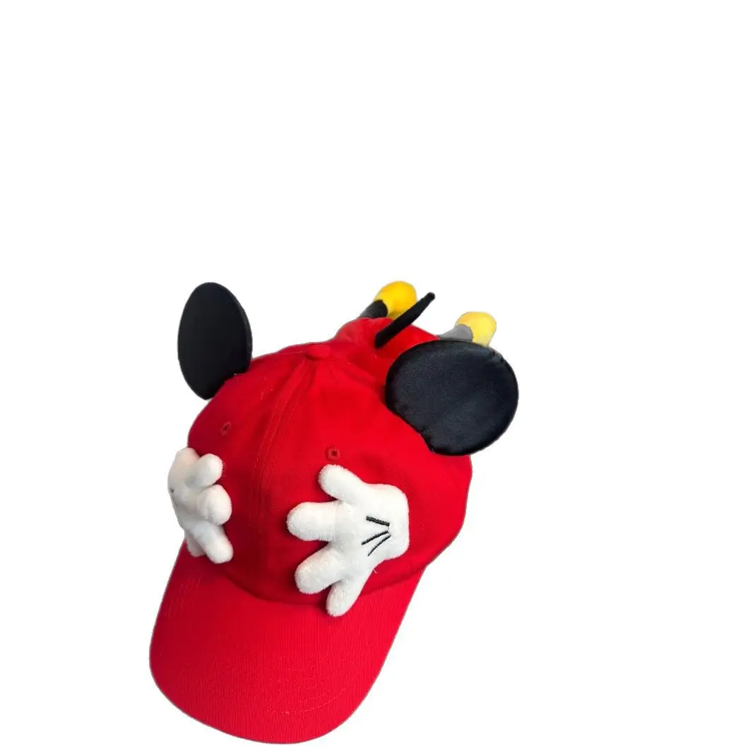 Mickey Mouse Yellow Baseball Cap with White Gloves - Image 9