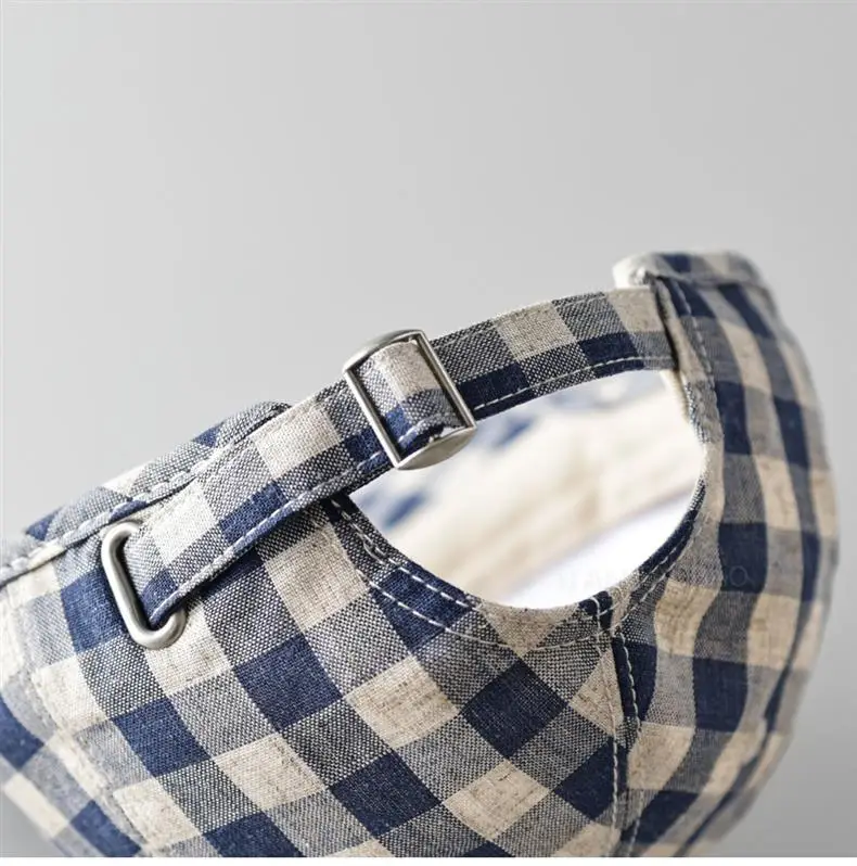 Spring Plaid Duck Cap for Men Women Sunshade — feature 10
