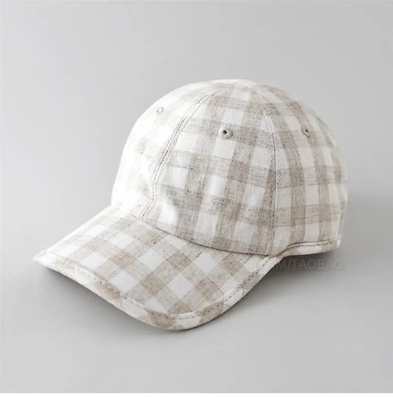 Spring Plaid Duck Cap for Men Women Sunshade — feature 4