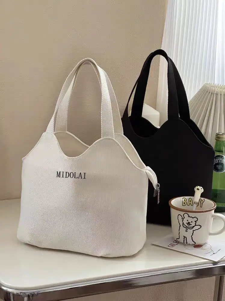 Women Canvas Shoulder Bag Midolati 2025 Casual - Image 5