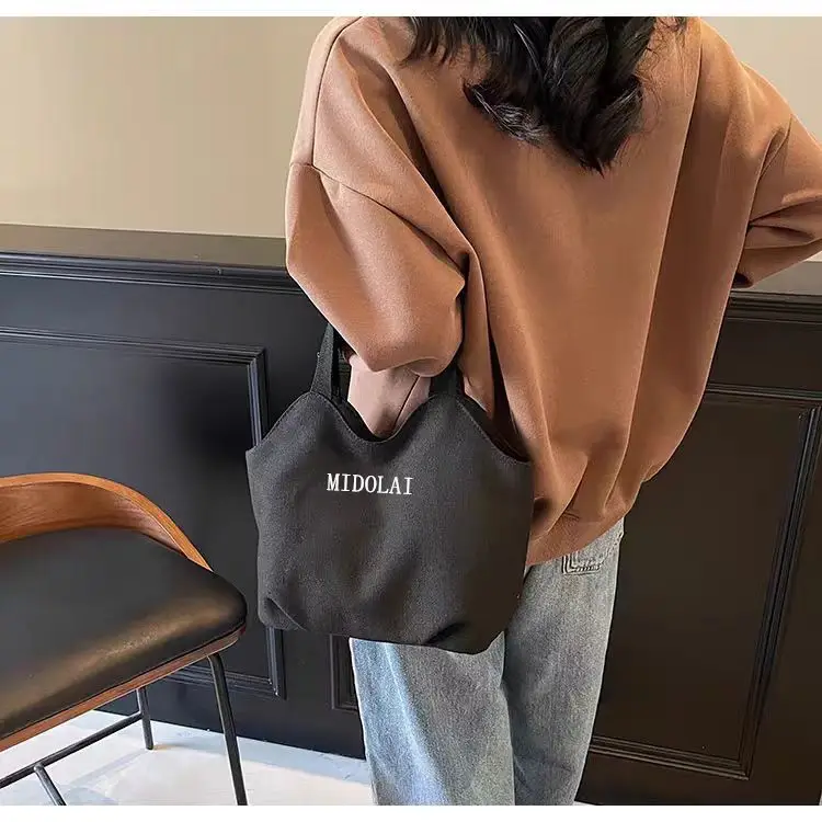 Women Canvas Shoulder Bag Midolati 2025 Casual — feature 26