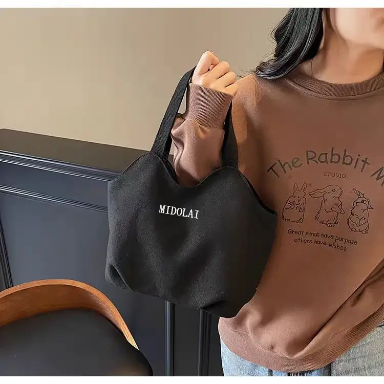 Women Canvas Shoulder Bag Midolati 2025 Casual — feature 27