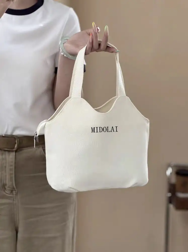 Women Canvas Shoulder Bag Midolati 2025 Casual — feature 3