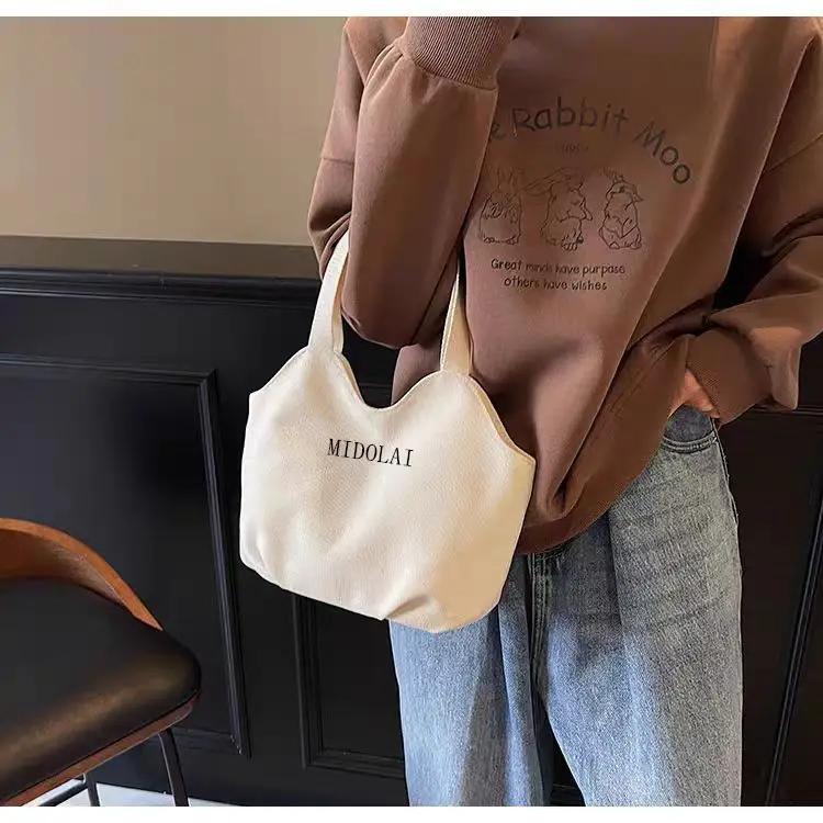 Women Canvas Shoulder Bag Midolati 2025 Casual — feature 30