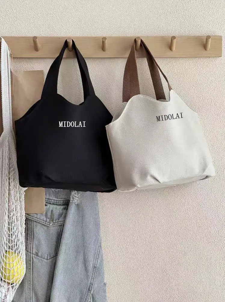 Women Canvas Shoulder Bag Midolati 2025 Casual — feature 32