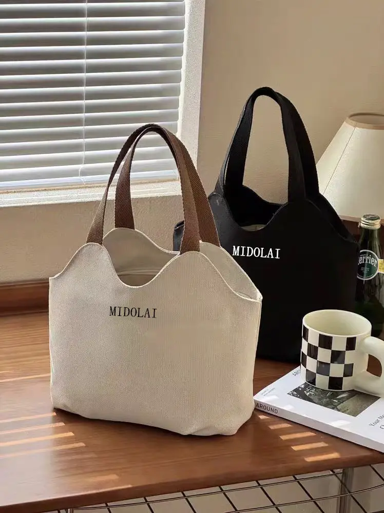 Women Canvas Shoulder Bag Midolati 2025 Casual — feature 5