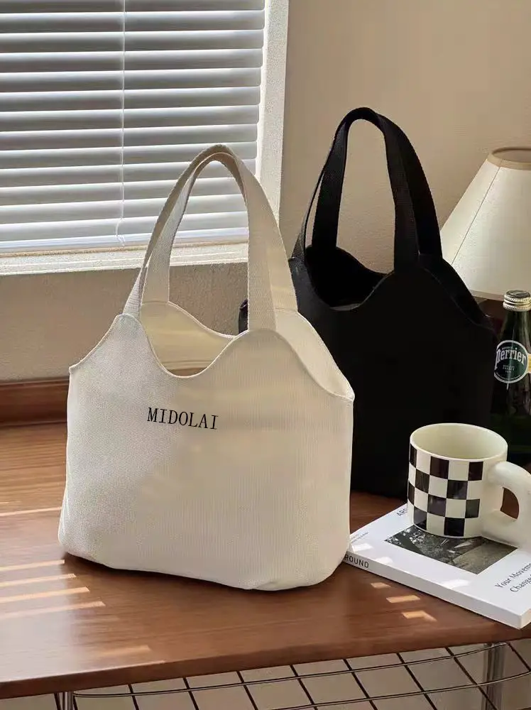 Women Canvas Shoulder Bag Midolati 2025 Casual — feature 6