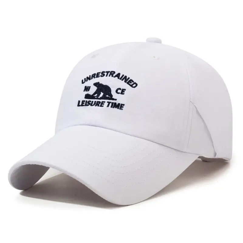 Women Black Unstressed Letter Baseball Cap Summer Wear - Image 2