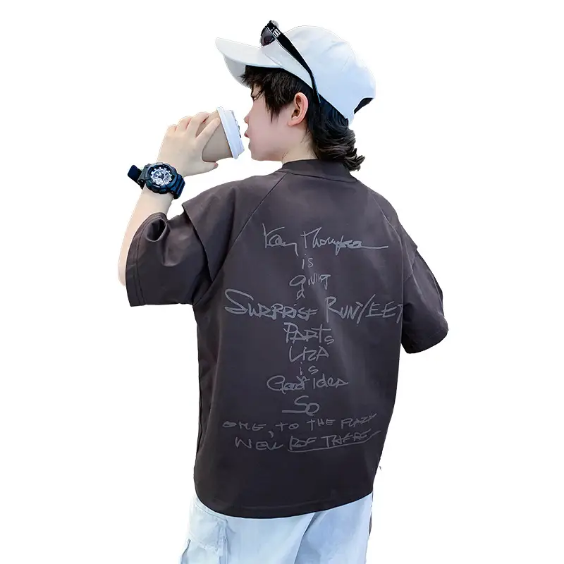Boys Summer T-Shirt Short Sleeve Ice Feel 2026 - Image 6