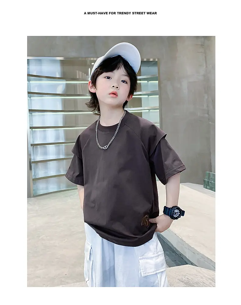 Boys Summer T-Shirt Short Sleeve Ice Feel 2026 — feature 2