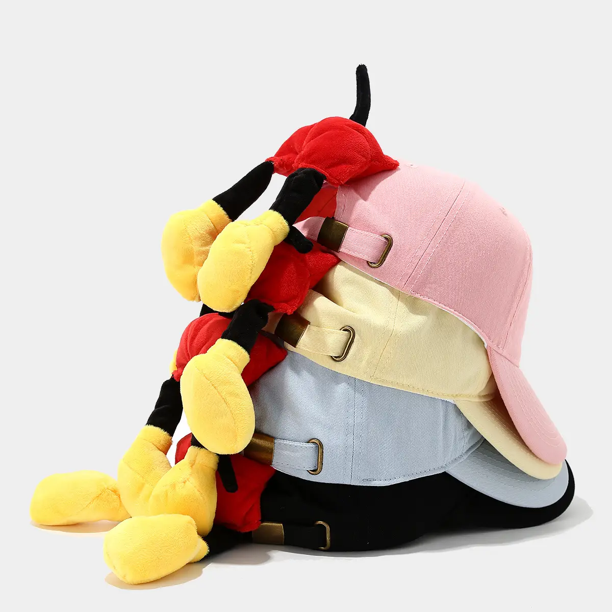 Cute Cartoon Butt Cap with Yellow Ear Muffs - Image 8