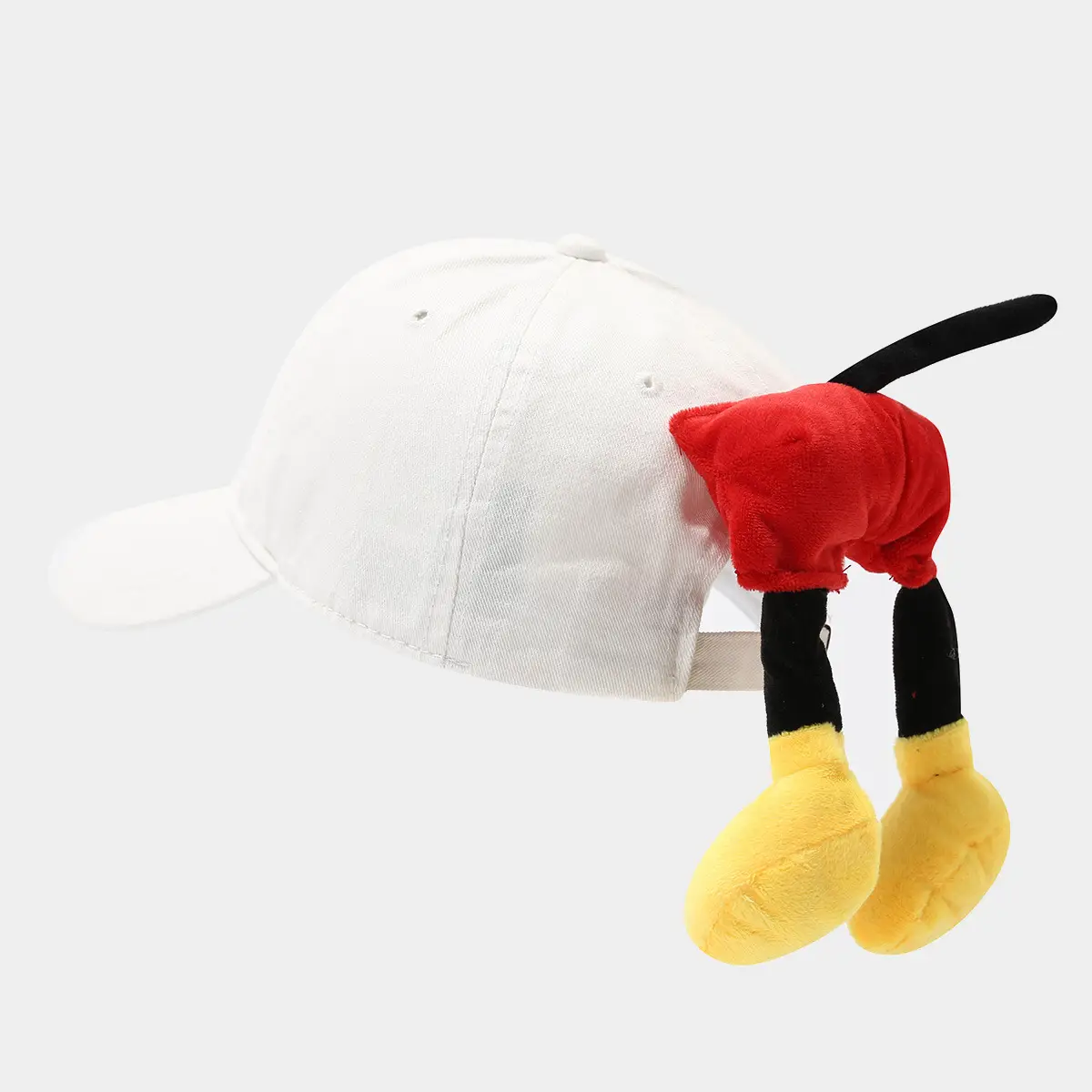 Cute Cartoon Butt Cap with Yellow Ear Muffs - Image 2