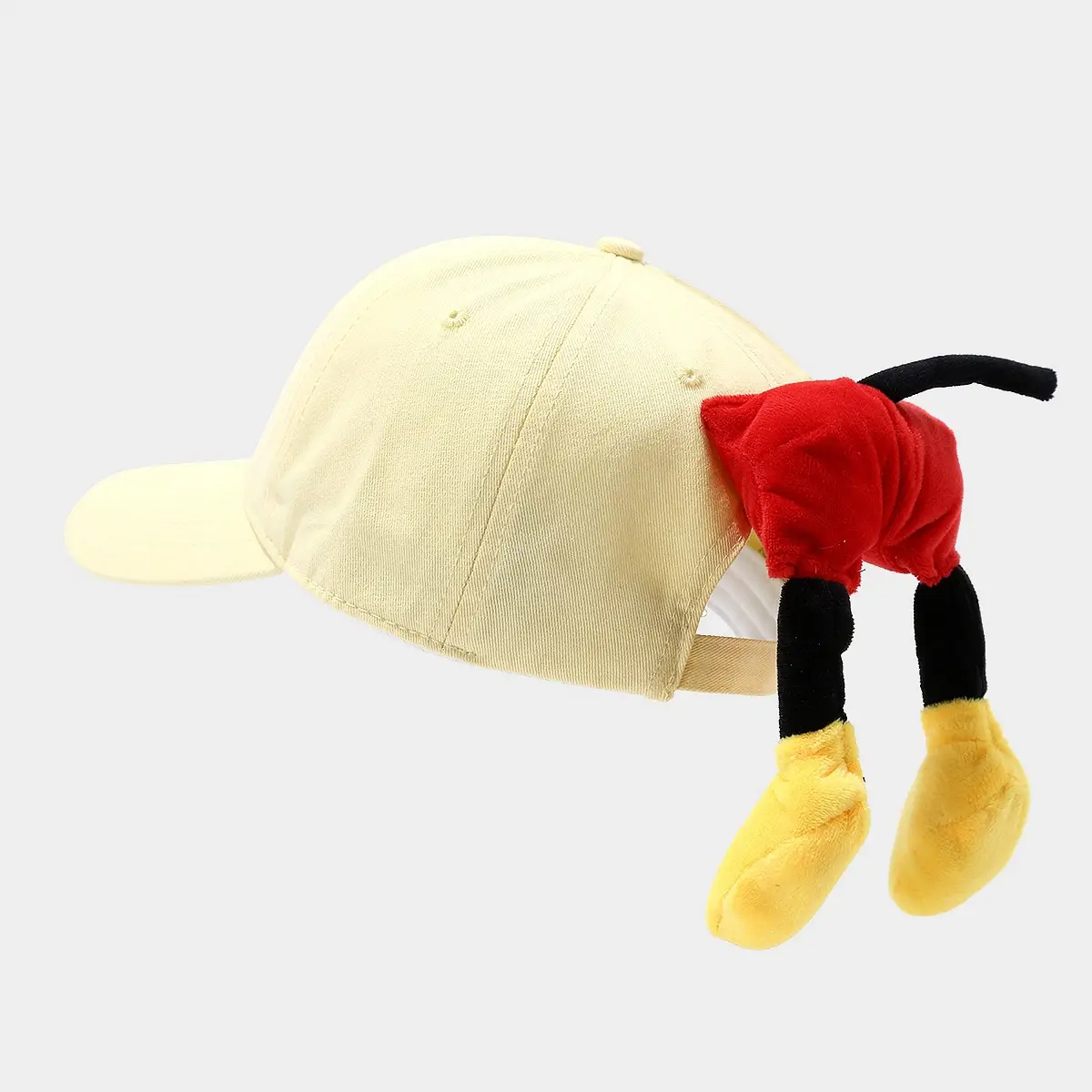 Cute Cartoon Butt Cap with Yellow Ear Muffs - Image 6