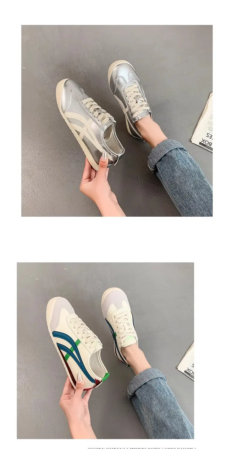 Women Silver Casual Flat Sneakers 2025 — feature 12