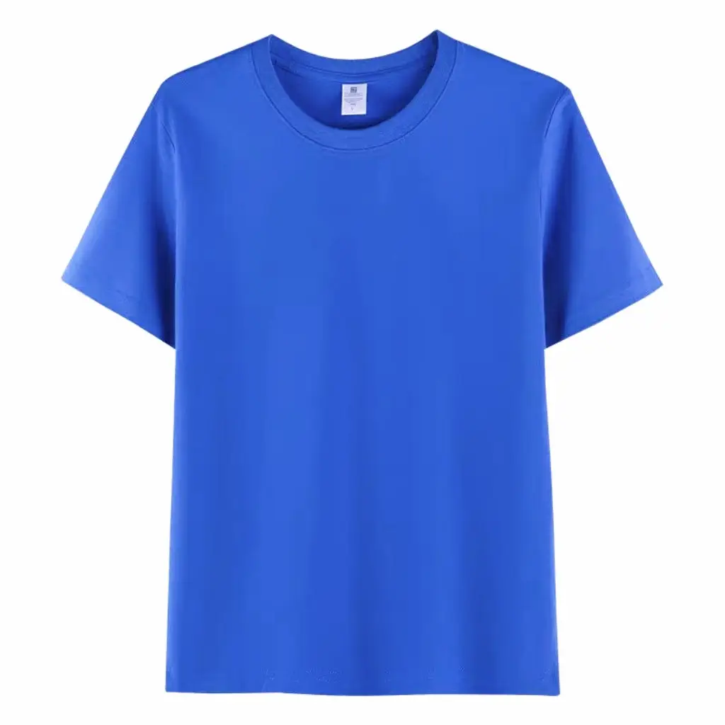 Blue Cotton T-Shirt for Boys Girls Summer Wear - Image 6