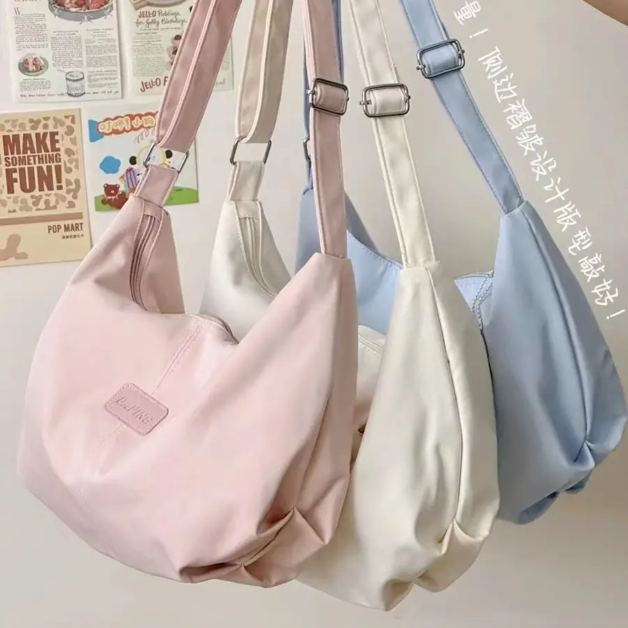 Japanese Style Pink Crossbody Bag for Women - Image 7