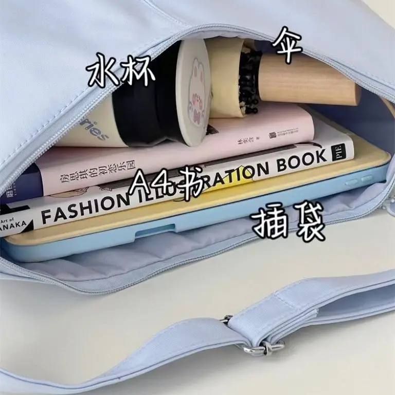 Japanese Style Pink Crossbody Bag for Women - Image 8
