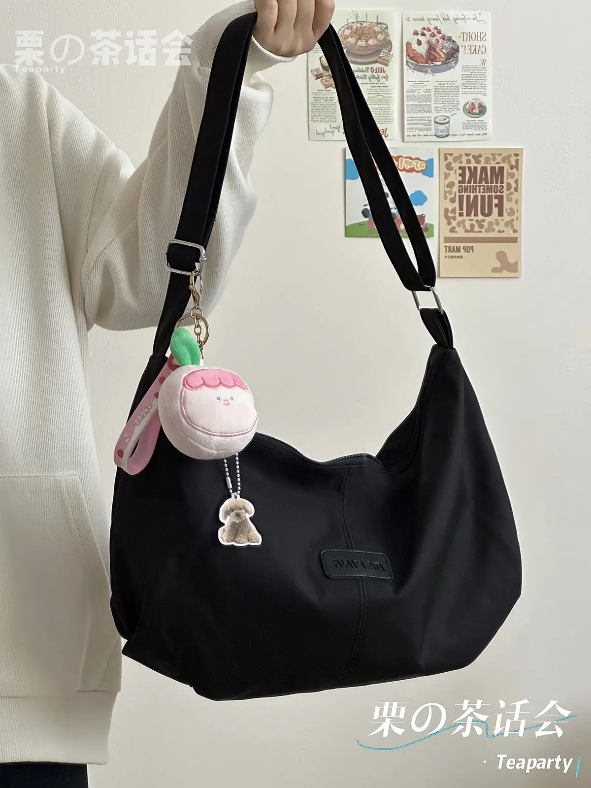 Japanese Style Pink Crossbody Bag for Women — feature 14