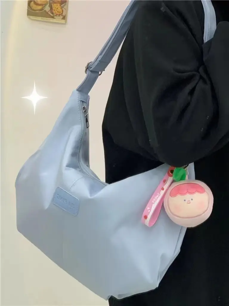 Japanese Style Pink Crossbody Bag for Women - Image 3