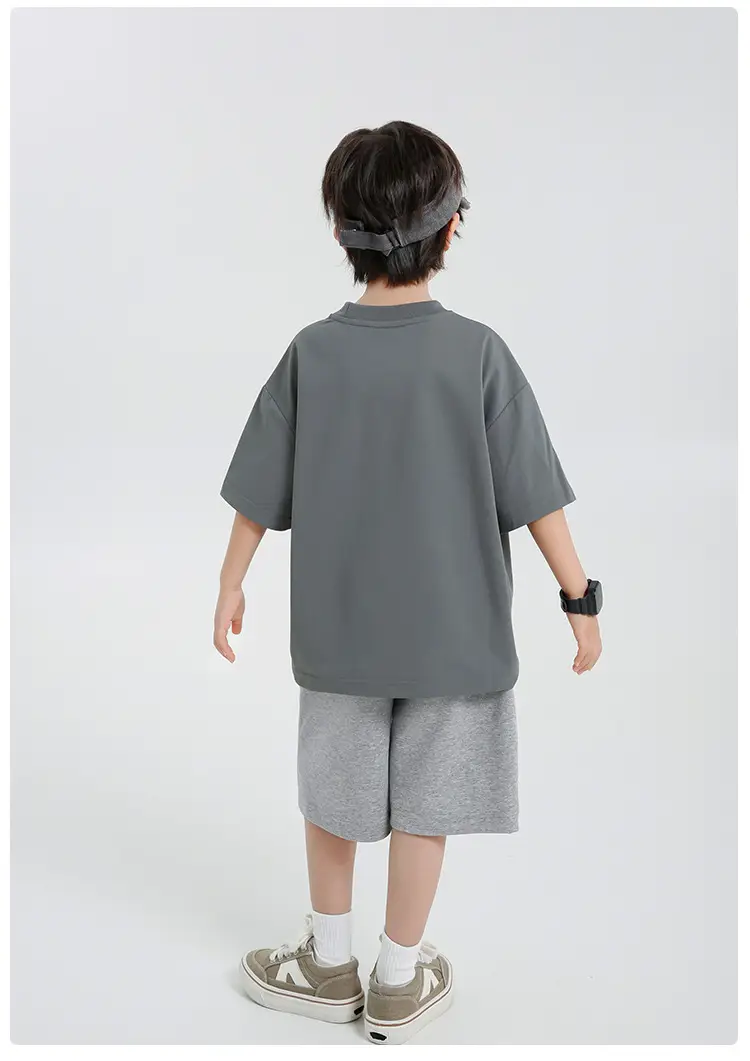 Haima Boys T-Shirt White Cartoon Print Quick Dry — feature 15