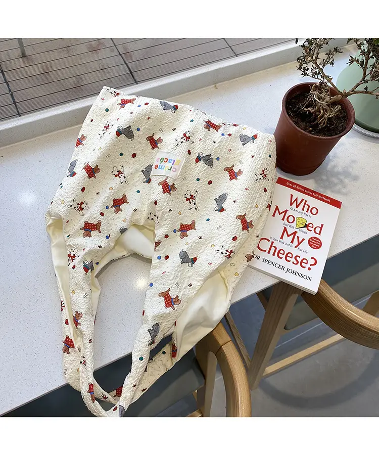 Korean Sweet Cartoon Embossed Tote Bag for Daily Use — feature 11