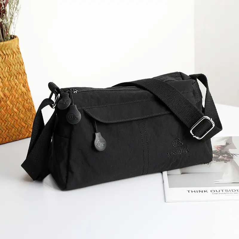 Women's Waterproof Crossbody Bag Beige Nylon 2025 - Image 5