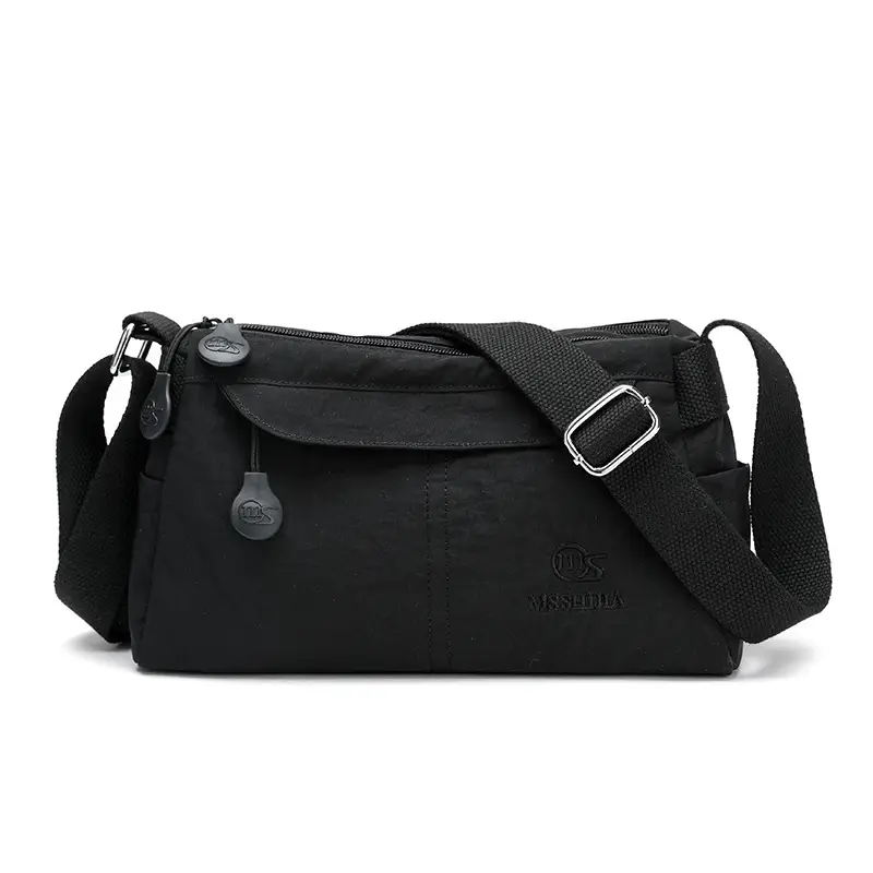 Women's Waterproof Crossbody Bag Beige Nylon 2025 - Image 2