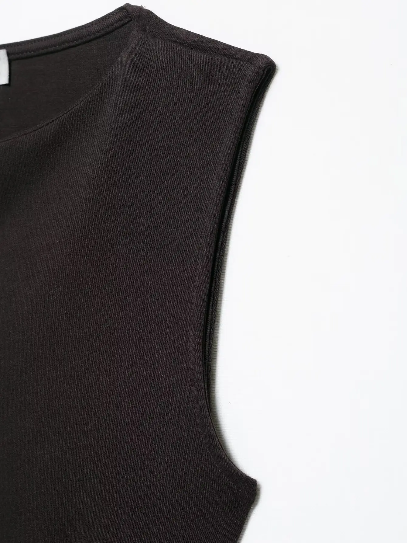 Black Square Neck Belt Short Dress for Women — feature 11