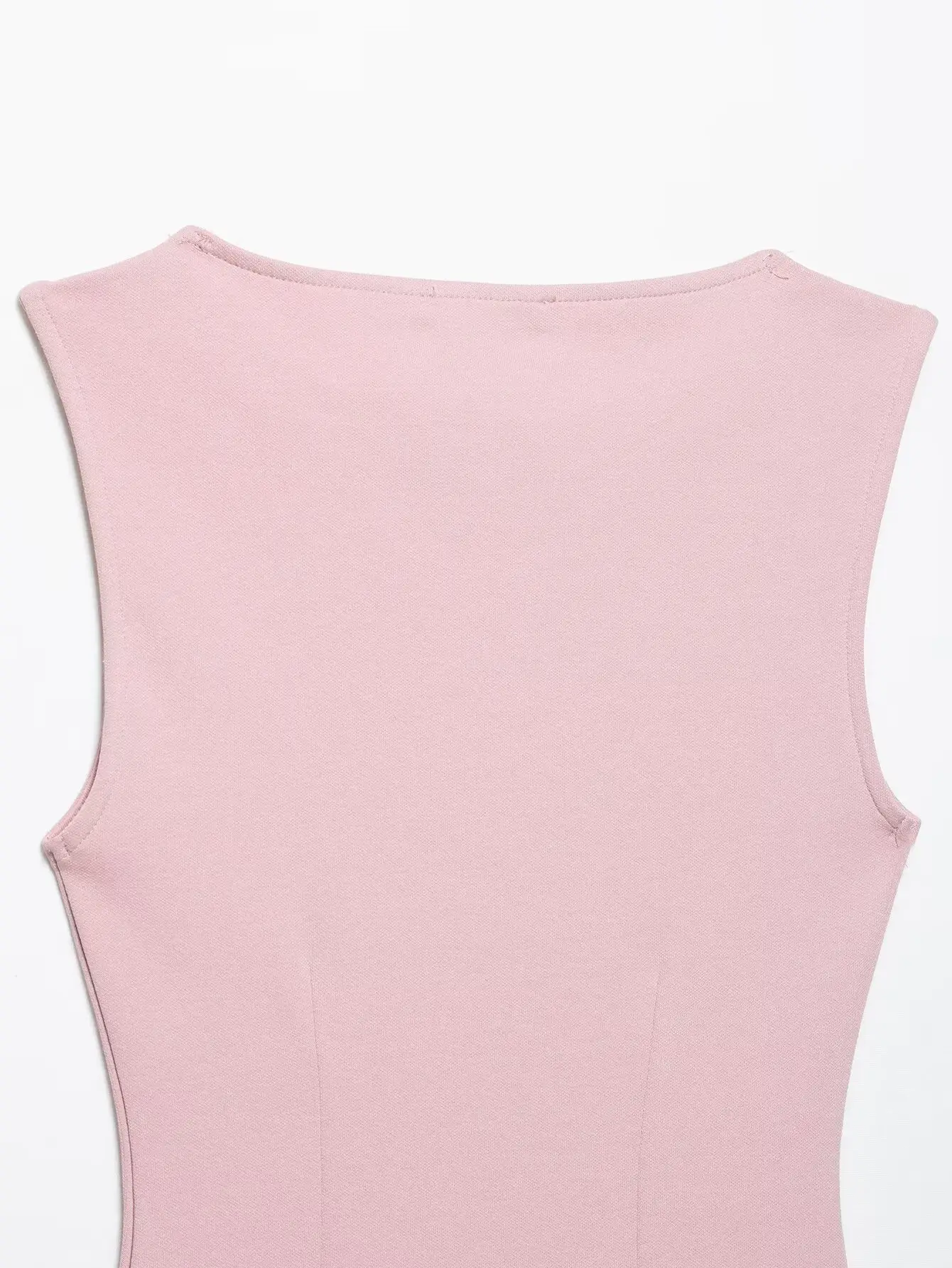 Black Square Neck Belt Short Dress for Women — feature 22