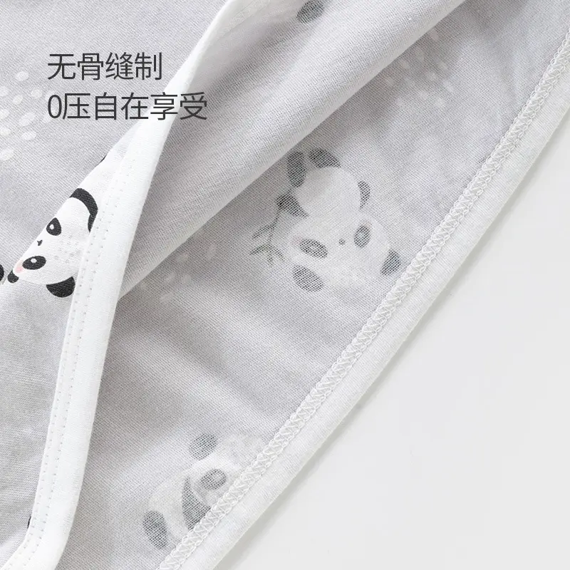 Baby Cotton Cartoon T-shirt White Summer Thin - Image 4